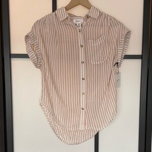 NWT. Jopra short‎ sleeve striped shirt. Size XS